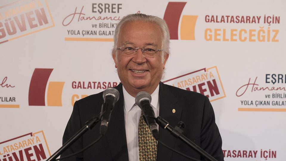 Galatasaray’da Eşref Hamamcıoğlu başkan adaylığını açıkladı