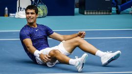 Genç İspanyol tenisçi Carlos Alcaraz çıkışını sürdürüyor