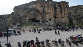 Motosiklet tutkunları Frigya'da buluştu