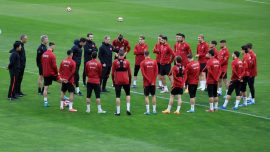 A Milli Futbol Takımı bir araya geldi