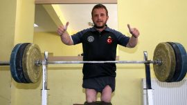 Bedensel engelli rekortmen haltercinin hedefi Avrupa şampiyonluğu