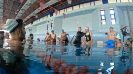 Milli sporcu Birgül Erken Adana'da yetenek avına çıktı