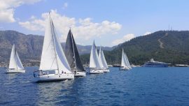 Muğla'da 19 Mayıs yelken yarışları başladı