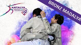 Milli eskrimcilerden bronz madalya