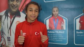 Milli güreşçi Fatma Yılmaz finale yükseldi