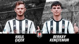 Beşiktaş'tan iki genç futbolcuya profesyonel sözleşme
