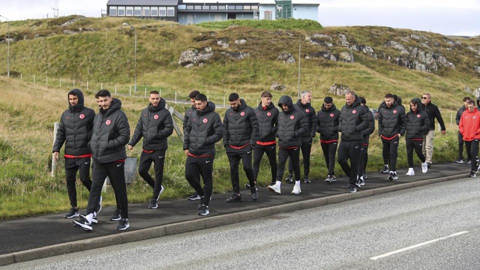 A Milli Takım Faroe Adaları’nda yürüyüş yaptı
