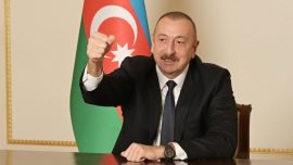 Aliyev'den Karabağ-Nantes maçına ilişkin 'Karabağ Azerbaycan'dır' paylaşımı