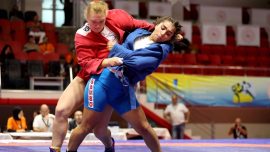 Dünya Üniversiteler Dövüş Sporları Kupası Samsun'da devam ediyor