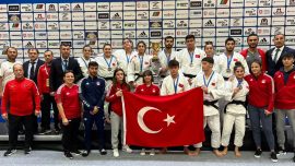 Genç milli judocular gümüş madalya kazandı