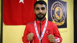 Milli sporcu Yusuf Kaya muaythaide dünya şampiyonluğunu hedefliyor