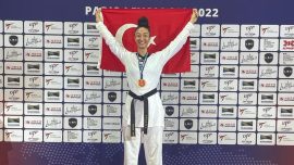 Milli tekvandocu Nafia Kuş bronz madalya kazandı