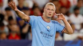 Rekortmen Haaland Premier Lig'de ilk derbisine çıkacak