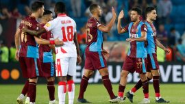 Trabzonspor Avrupa'da galibiyet özlemine son verdi