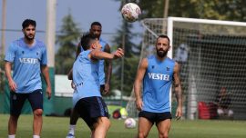 Trabzonspor'da yeni transferler ilk kez kafilede