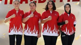 Bocce Kadın Ümit Milli Takımı bronz madalya kazandı