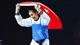 Milli sporcu Hatice Kübra İlgün'den bronz madalya