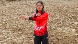 Milli atlet Van'ın yüksek rakımlı tepelerinde olimpiyata çalışıyor