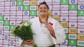 Milli judocu Hilal Öztürk'ten bronz madalya
