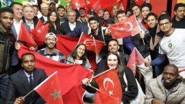 Ankara Üniversitesi'nde Dünya Kupası heyecanı yaşandı