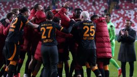 Galatasaray'da liderlik sevinci