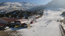 Ergan Dağı Kayak Merkezi kuraklık nedeniyle sezonu açamadı