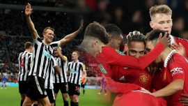 İngiltere Lig Kupası'nda Manchester United ve Newcastle United yarı finalde