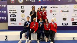 Milli karatecilerden Atina'da 6 bronz madalya