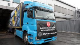 Fenerbahçe'nin yardım tırı deprem bölgesine yola çıktı