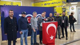 TFF Başkanı Büyükekşi ve kulüp başkanları Kadıköy'de 'Omuz Omuza'