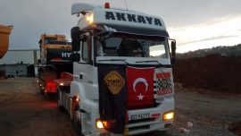 TOSFED gönüllüleri deprem bölgesinde yaraları sarıyor