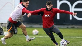 Galatasaray, milli arada çalışmalarını sürdürdü