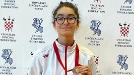 Milli eskrimci Elif Ada Yıldız bronz madalya kazandı