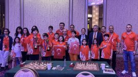 Genç milliler Dünya Okullar Satranç Şampiyonası'nda 7 madalya kazandı