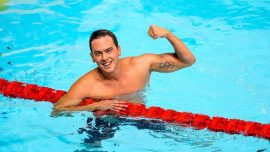 Milli yüzücü Berkay Ömer Öğretir'den olimpiyat vizesi