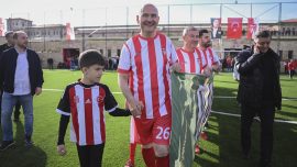 Rami Spor Sahası'nın açılışı Bakan Soylu'nun katılımıyla yapıldı