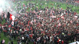 Samsunspor Süper Lig'e şampiyon olarak yükseldi