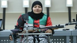 BAE'li para atıcı kadın sporcu Dünya Kupası'na Sakarya'da hazırlanıyor