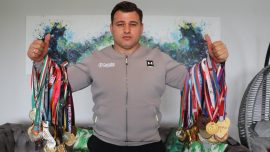 Milli güreşçisi Rıza Kayaalp'in hedefi 14'üncü madalya