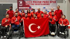 Milli para masa tenisçiler Polonya'da 9 madalya kazandı