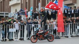 Motosiklet tutkunları Gaziantep'te buluştu
