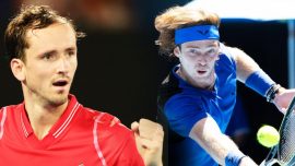 Roma Açık Tenis Turnuvası'nda Medvedev ve Rublev tur atladı