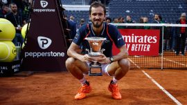 Roma Açık Tenis Turnuvası'nda şampiyon Daniil Medvedev
