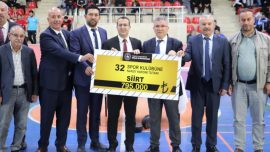 Siirt'te 32 spor kulübüne 795 bin lira yardım yapıldı