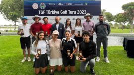 TGF Türkiye Golf Turu'nun final ayağı Antalya'da sona erdi