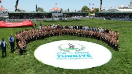 Türkiye Yağlı Güreş Ligi Manavgat'ta başladı