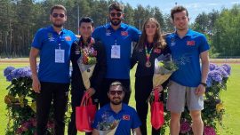Genç pentatletler Litvanya'da bronz madalya kazandı