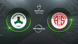 Giresunspor Antalyaspor'u konuk ediyor