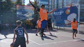 Kırşehir'de 3x3 Basketbol Gençlik Kupası düzenlendi