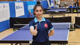 Masa tenisinde tarih yazan Ebru Acer Cumhurbaşkanı'yla maç yapacak